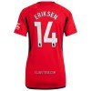 Camisola Manchester United Eriksen 14 Mulher Equipamento 1ª 23/24